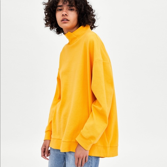 Zara oversized turtleneck sweatshirt - Picture 5 of 5